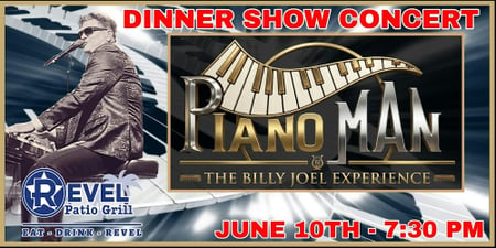 Dinner Show with Billy Joel Tribute - Piano Man!