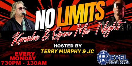 NO LIMITS Karaoke & Open Mic Night!