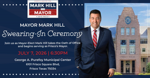 Frisco Mayor Mark Hill Swearing-In Ceremony