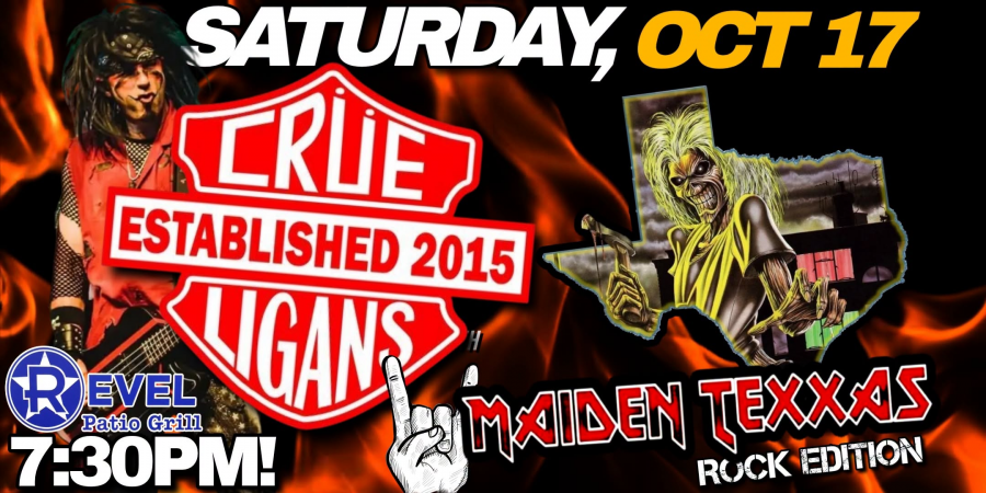 Crueligans - Mötley Crüe Tribute & Iron Maiden Tribute - Maiden Texxas