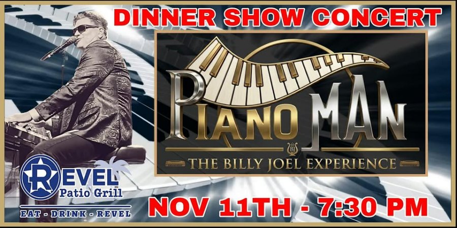 Dinner Show with Billy Joel Tribute - Piano Man!
